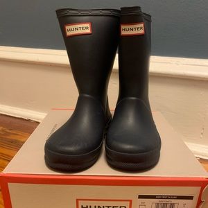 Hunter toddler rain boots - navy